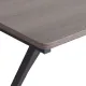 Стол на металлокаркасе BRABIX LOFT CD-008 (ш900*г500*в780мм), цвет морёный дуб, 641863. Фото товара с разных ракурсов.
