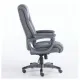 Кресло руководителя PREMIUM Solid HD-005, нагрузка до 180 кг, ткань, серое. Фото товара с разных ракурсов.