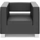 Диван-кресло Грин Euroline-черный (Chairman). Фото товара с разных ракурсов.